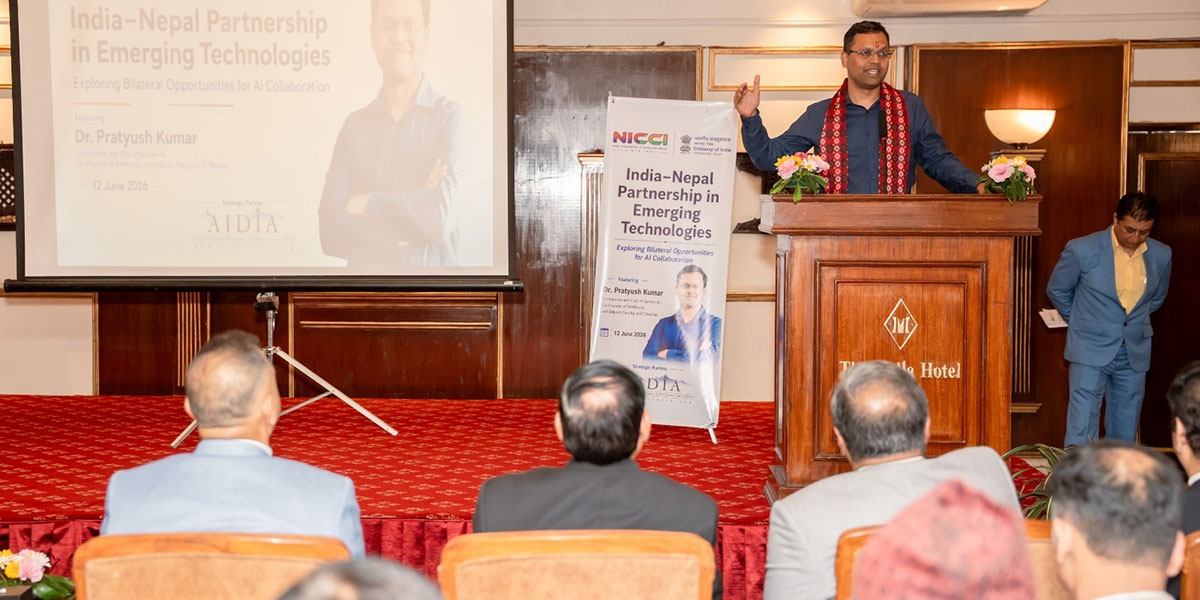 नेपाल–भारत एआई सहकार्यमा जोड, प्रविधिमा आधारित आर्थिक सहयोग सुदृढ गर्नुपर्ने